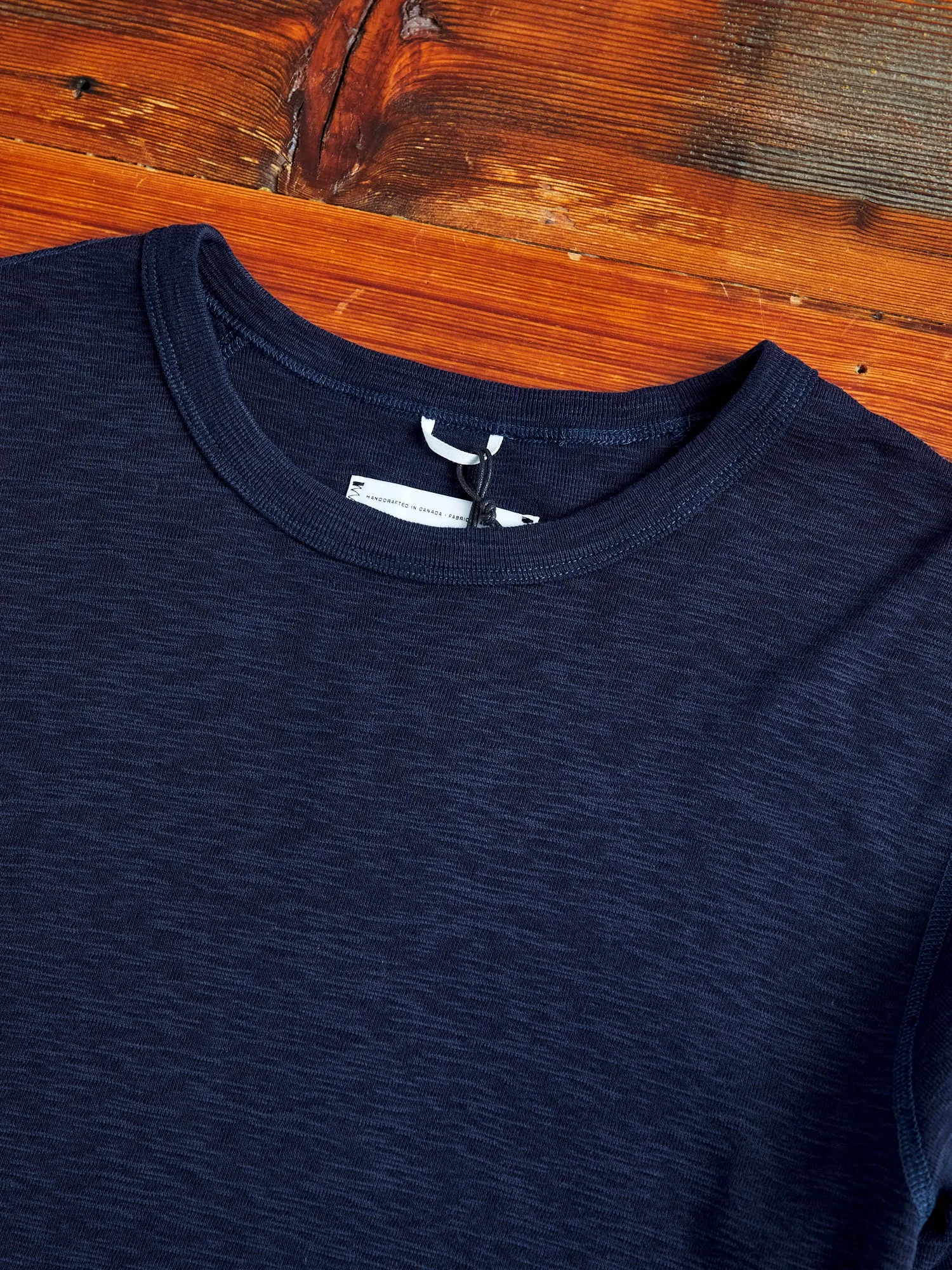 1x1 Slub T-Shirt in Navy