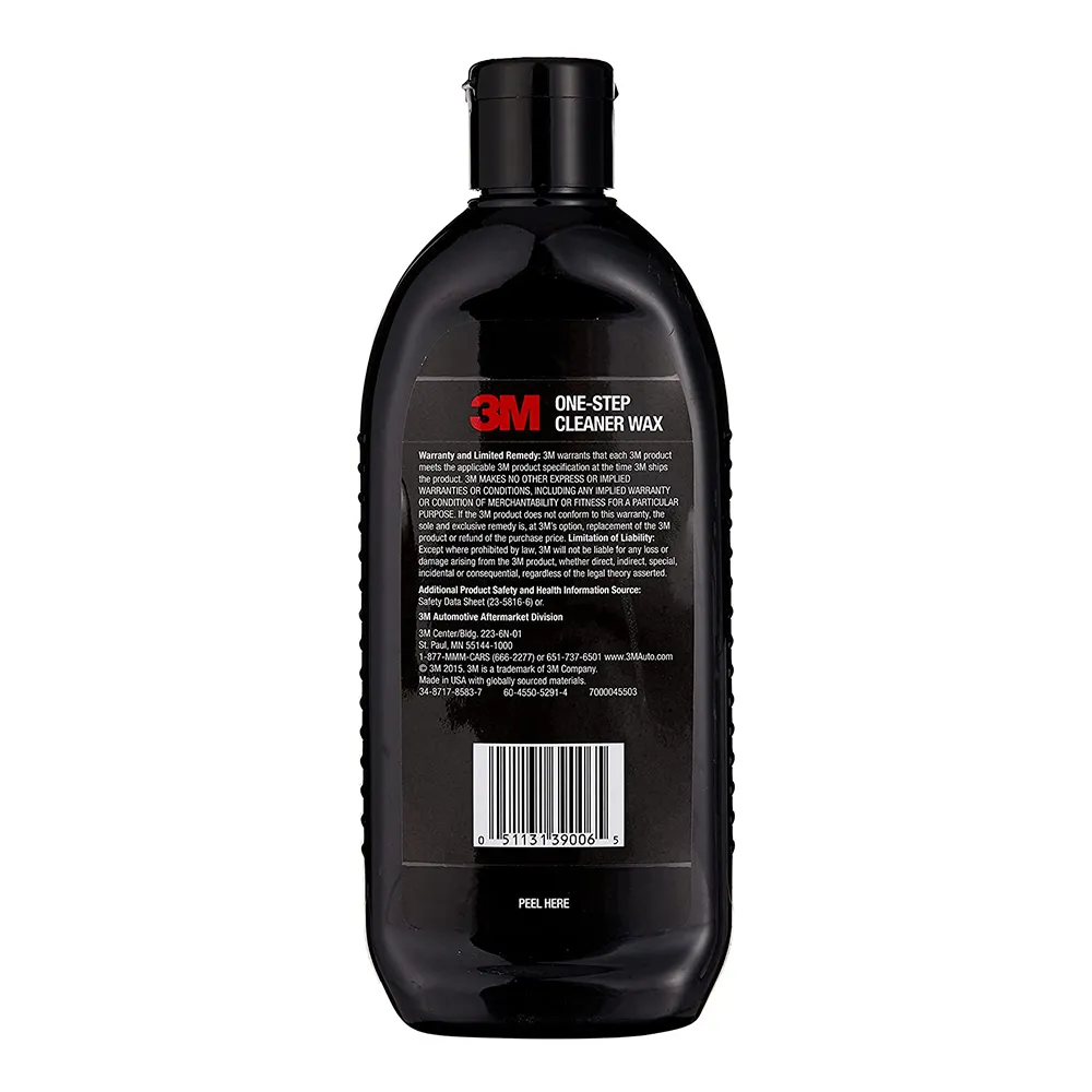 3M 39006 One Step Cleaner Wax 473ml Automotive Car Polish Protect Car Care