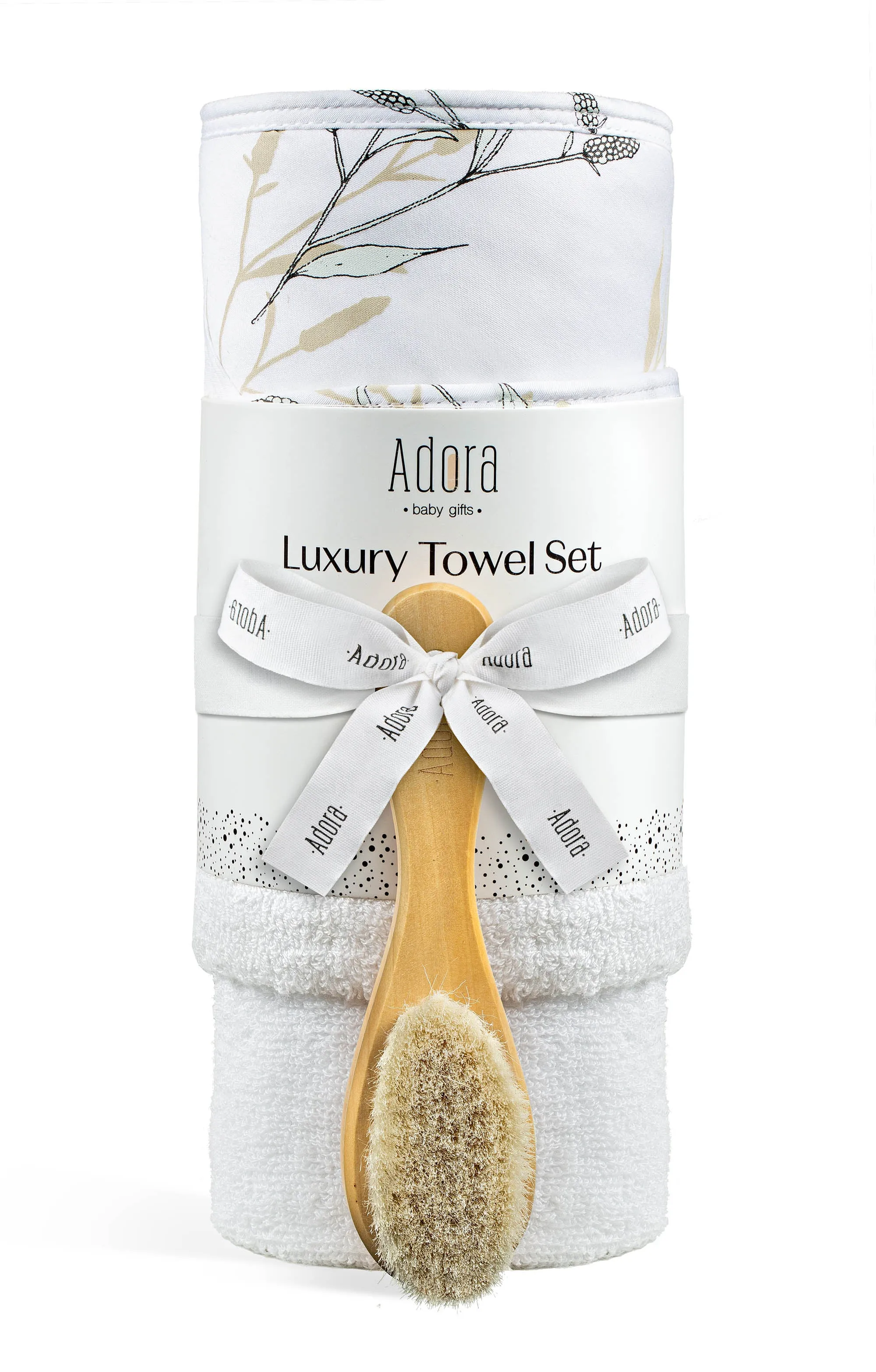 ADORA LUXURY TOWEL SET-Cornblue