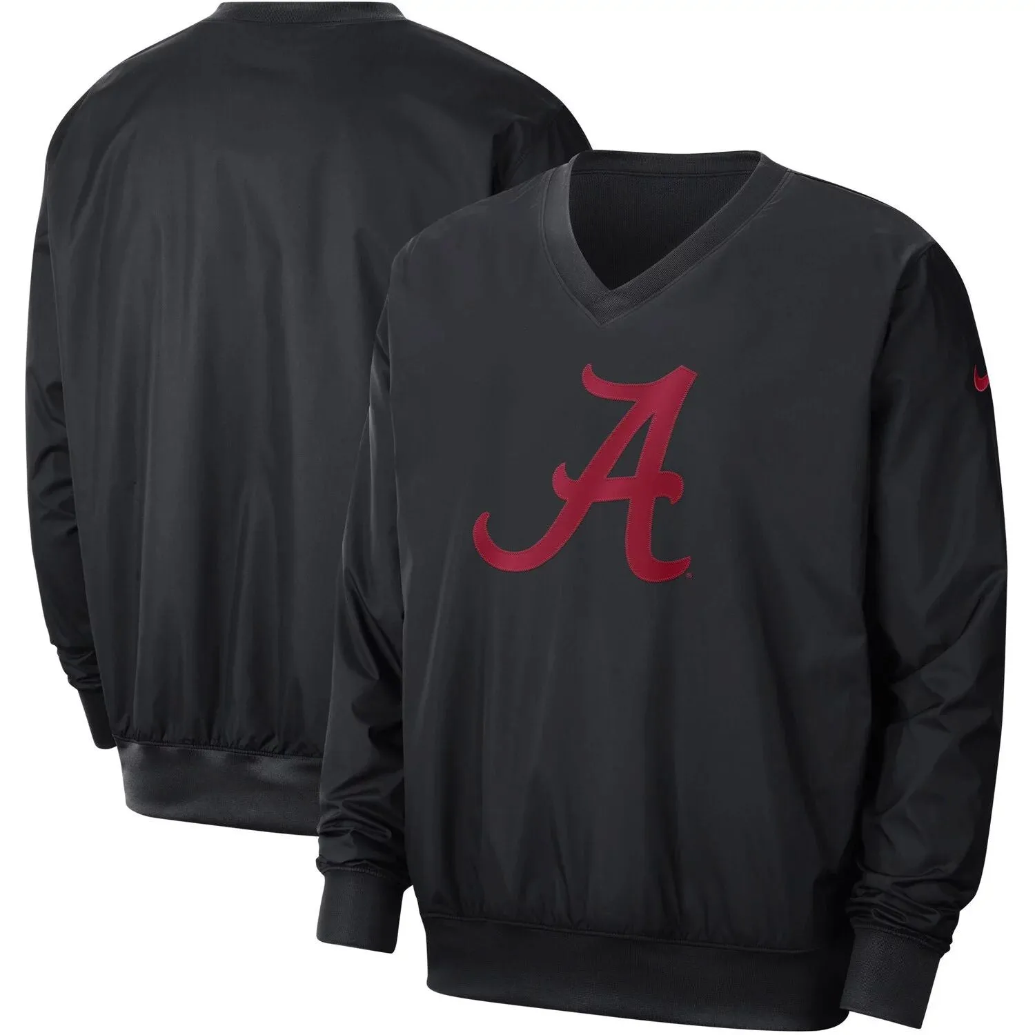 Alabama Crimson Tide Stadium Nike Men's Black Pullover Windbreaker