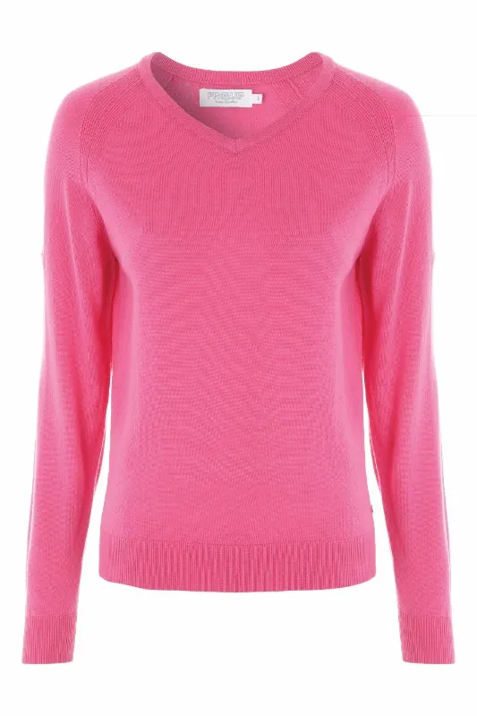 Amy V-Neck Merino Sweater