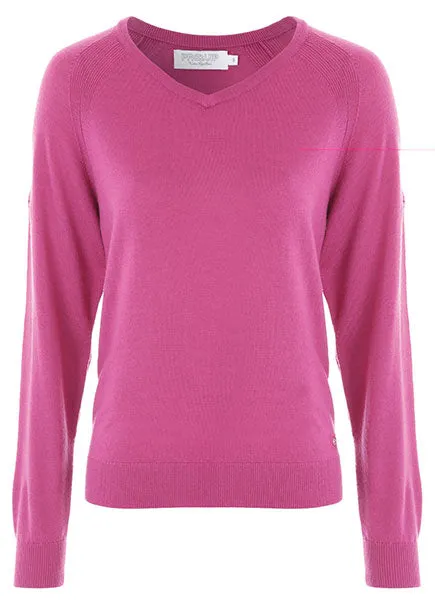 Amy V-Neck Merino Sweater