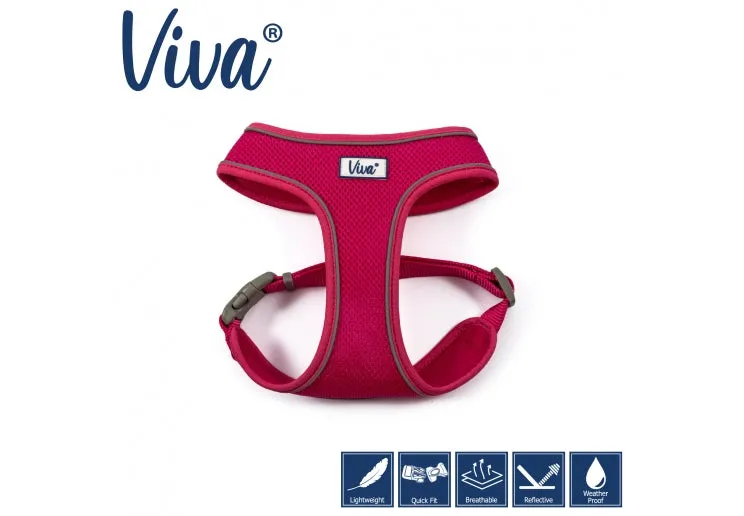 Ancol - Viva Comfort Mesh Harness - Red - XSmall (28-40cm)