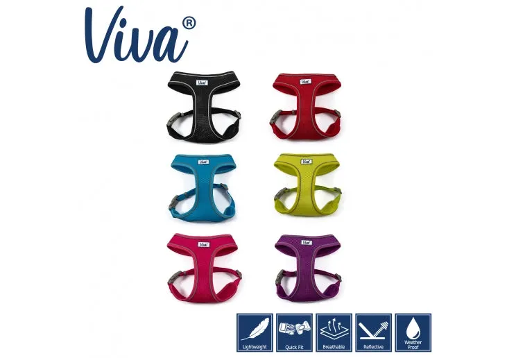 Ancol - Viva Comfort Mesh Harness - Red - XSmall (28-40cm)