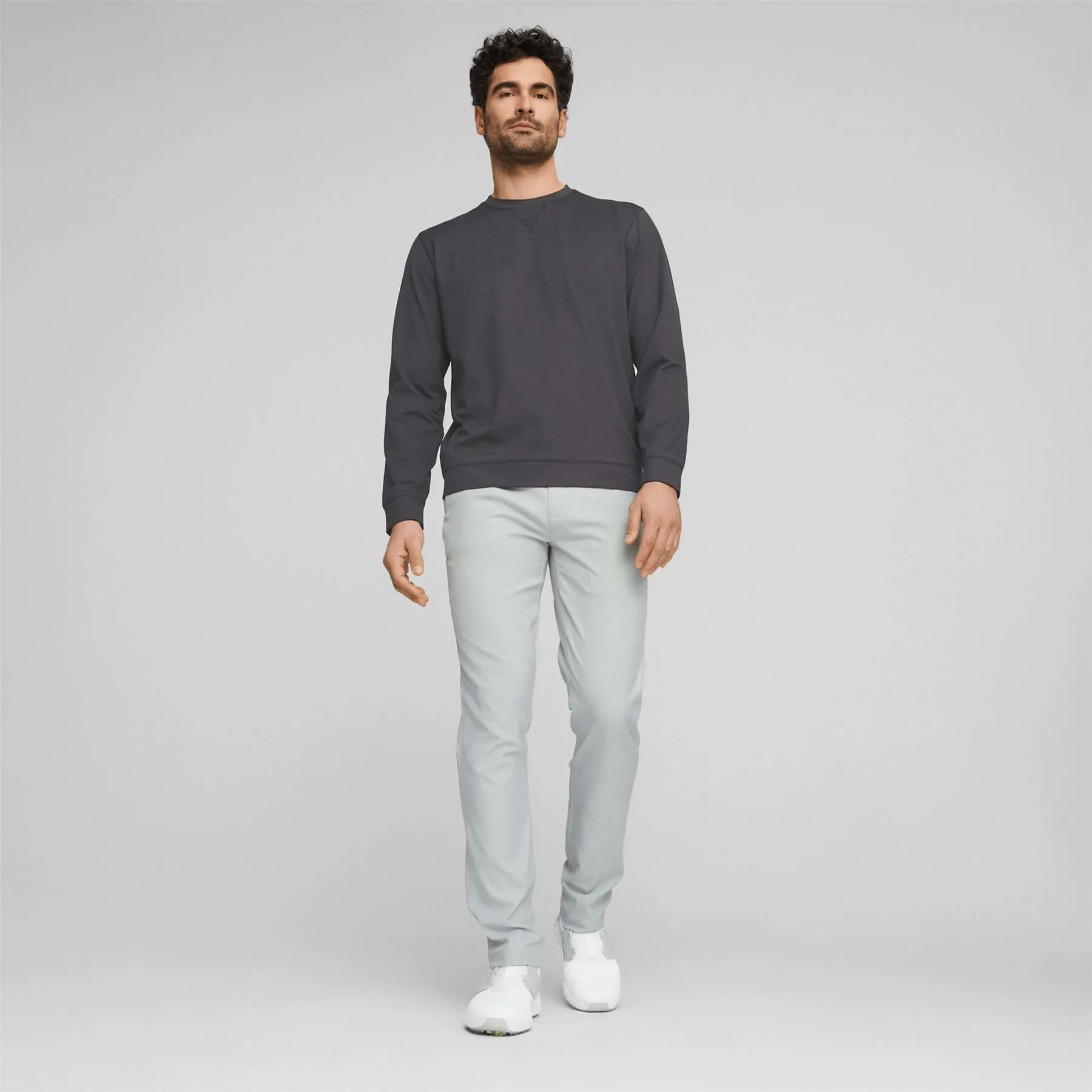 AP Cloudspun Heather Crewneck Black - SS23