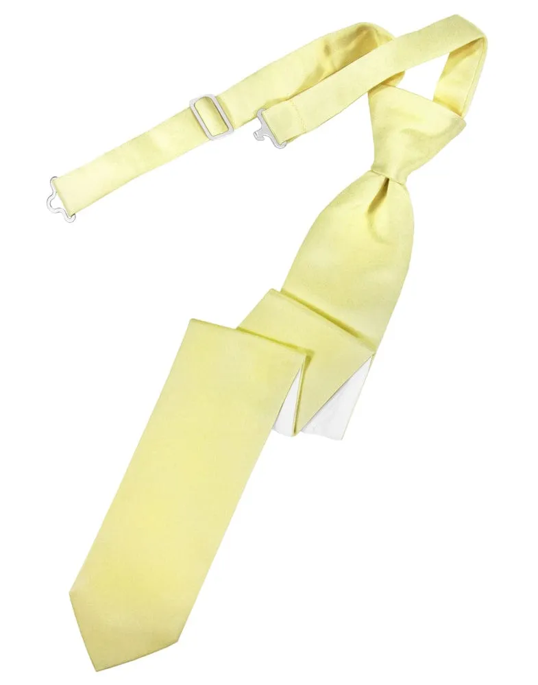 Banana Luxury Satin Skinny Windsor Tie