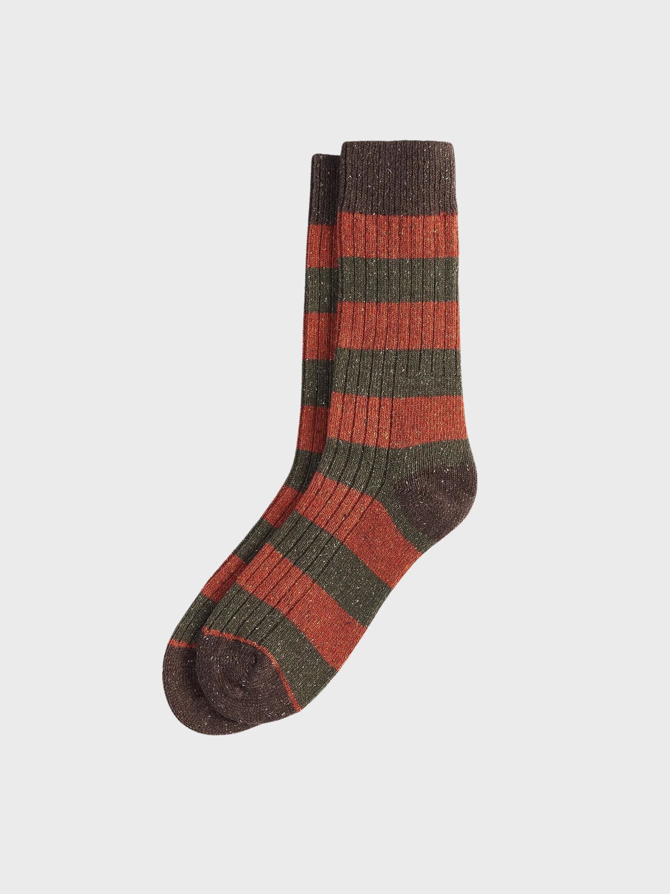 Barbour Accessories Houghton Striped Socks Red Cranberry