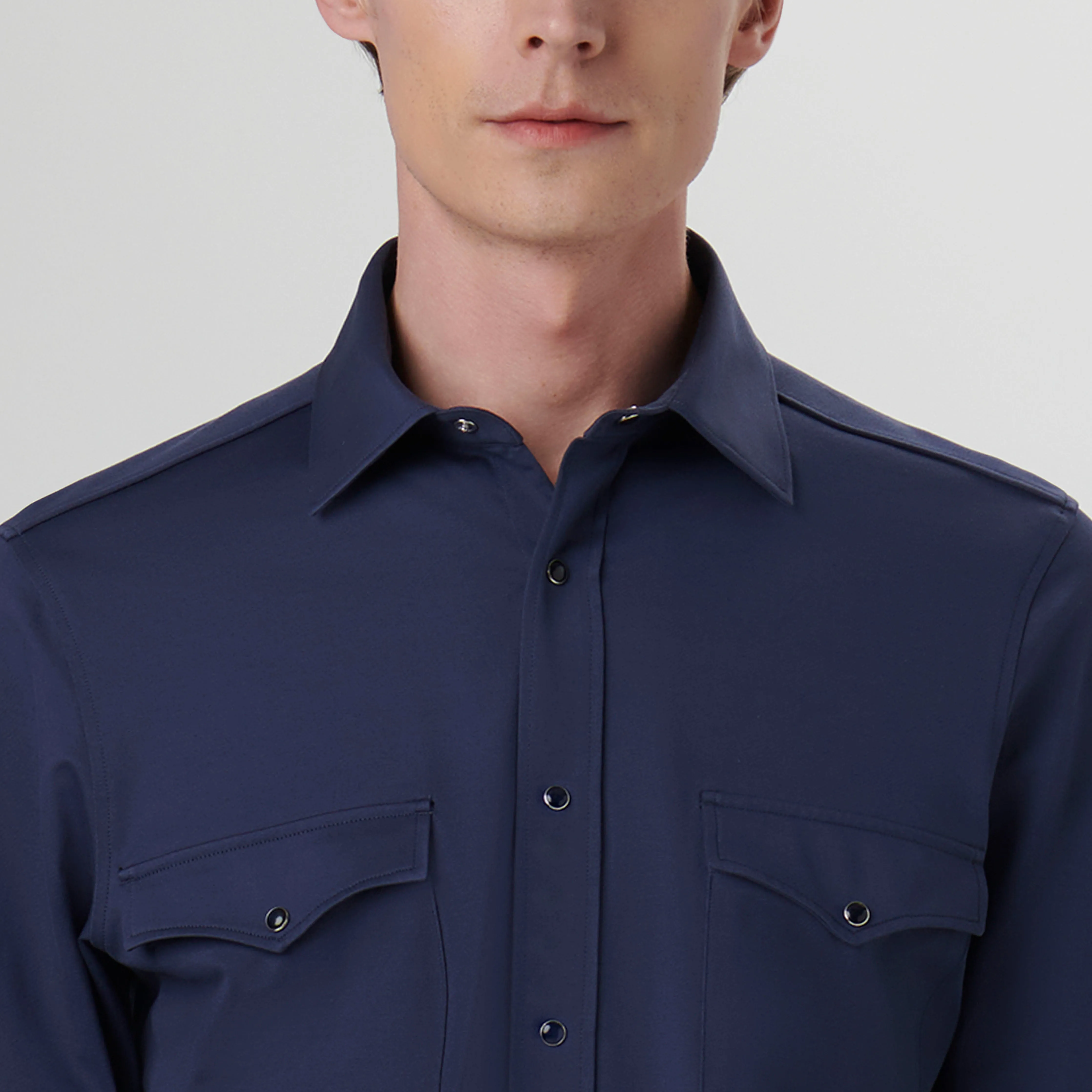 Bill Solid OoohCotton Western Shirt