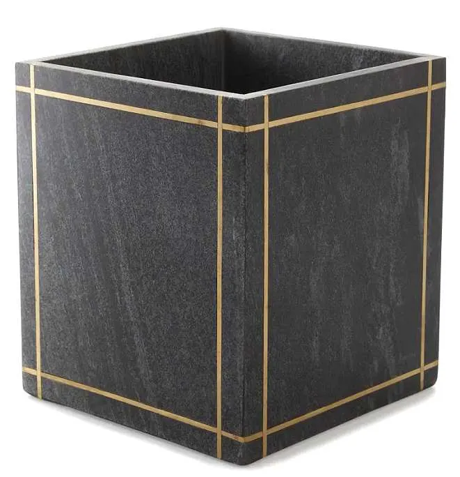 Black Marble Vintage Luxe Bath Accessories