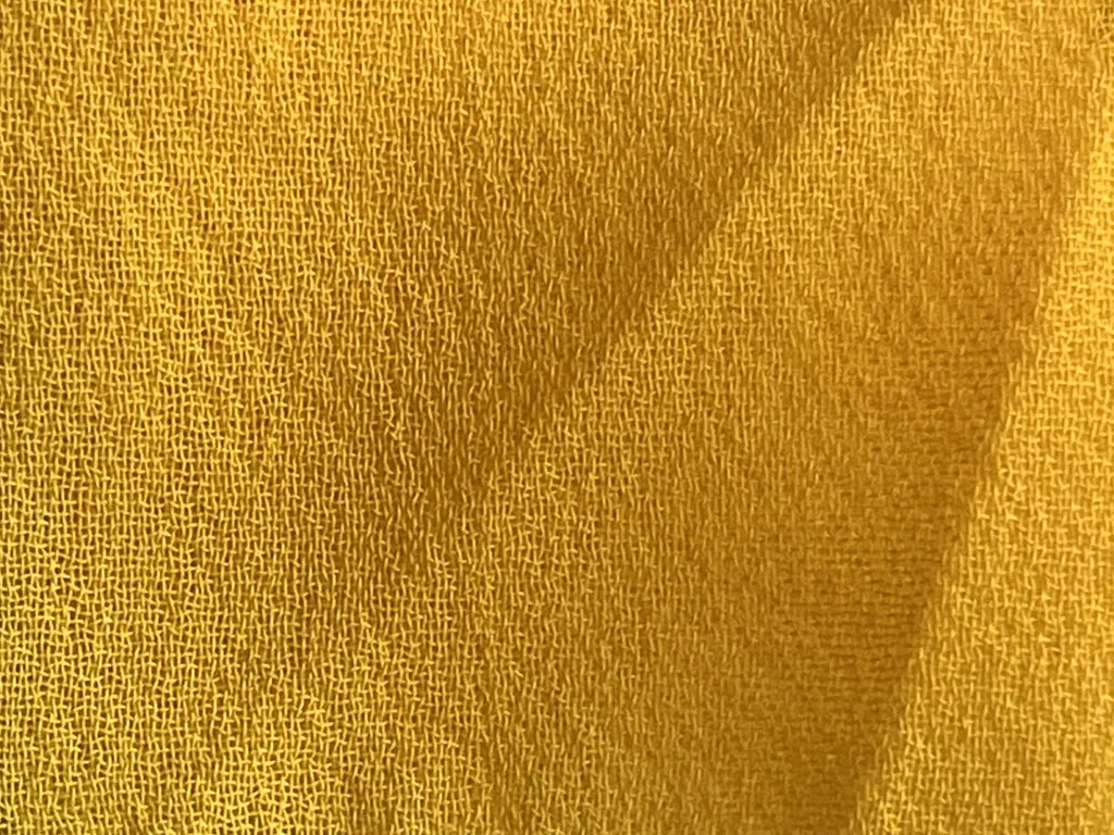 Bright Yellow Plain 60 Grams Georgette Fabric