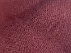 Cardinal Red Plain 60 Grams Georgette Fabric (Wholesale)