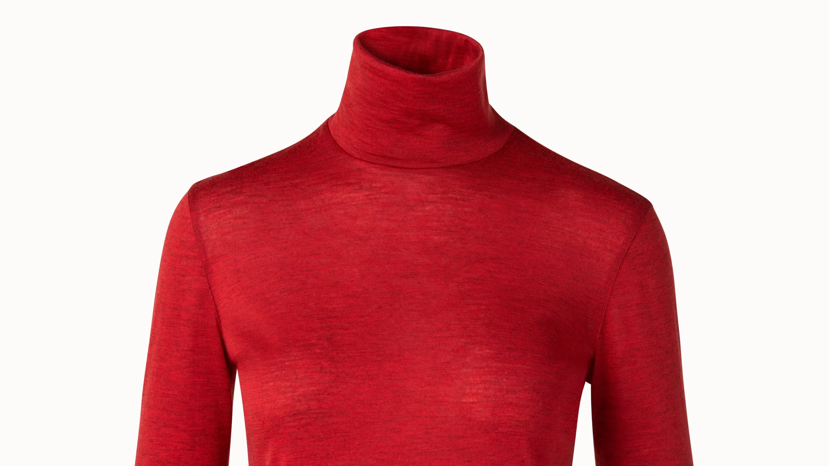 Cashmere Silk Jersey Mockneck