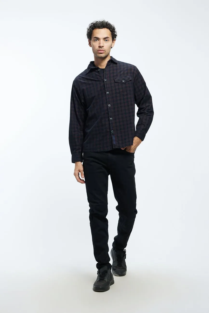 Check Corduroy Shirt 004 // regular fit