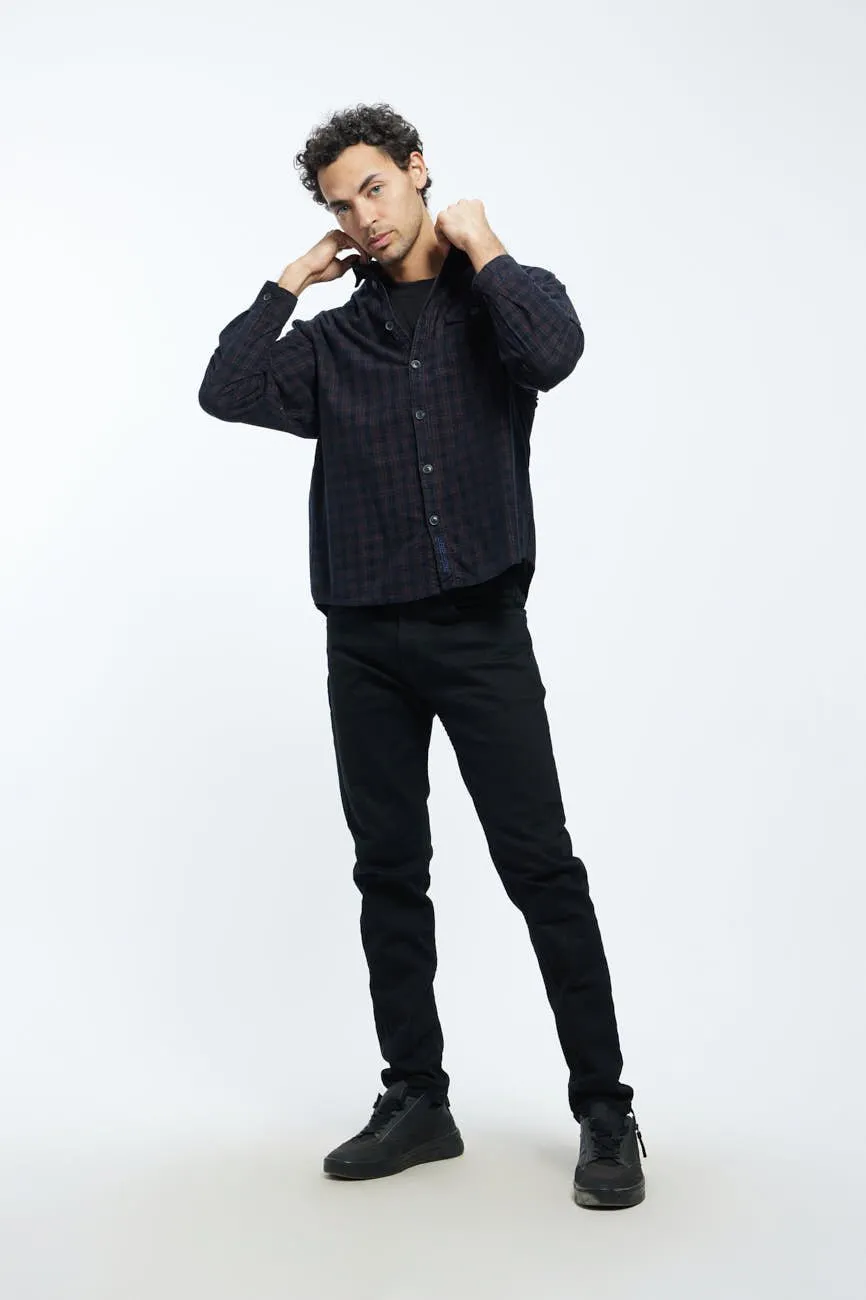 Check Corduroy Shirt 004 // regular fit