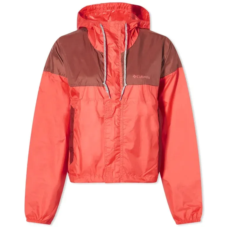 Columbia Flash Challenger Cropped Windbreaker, Red