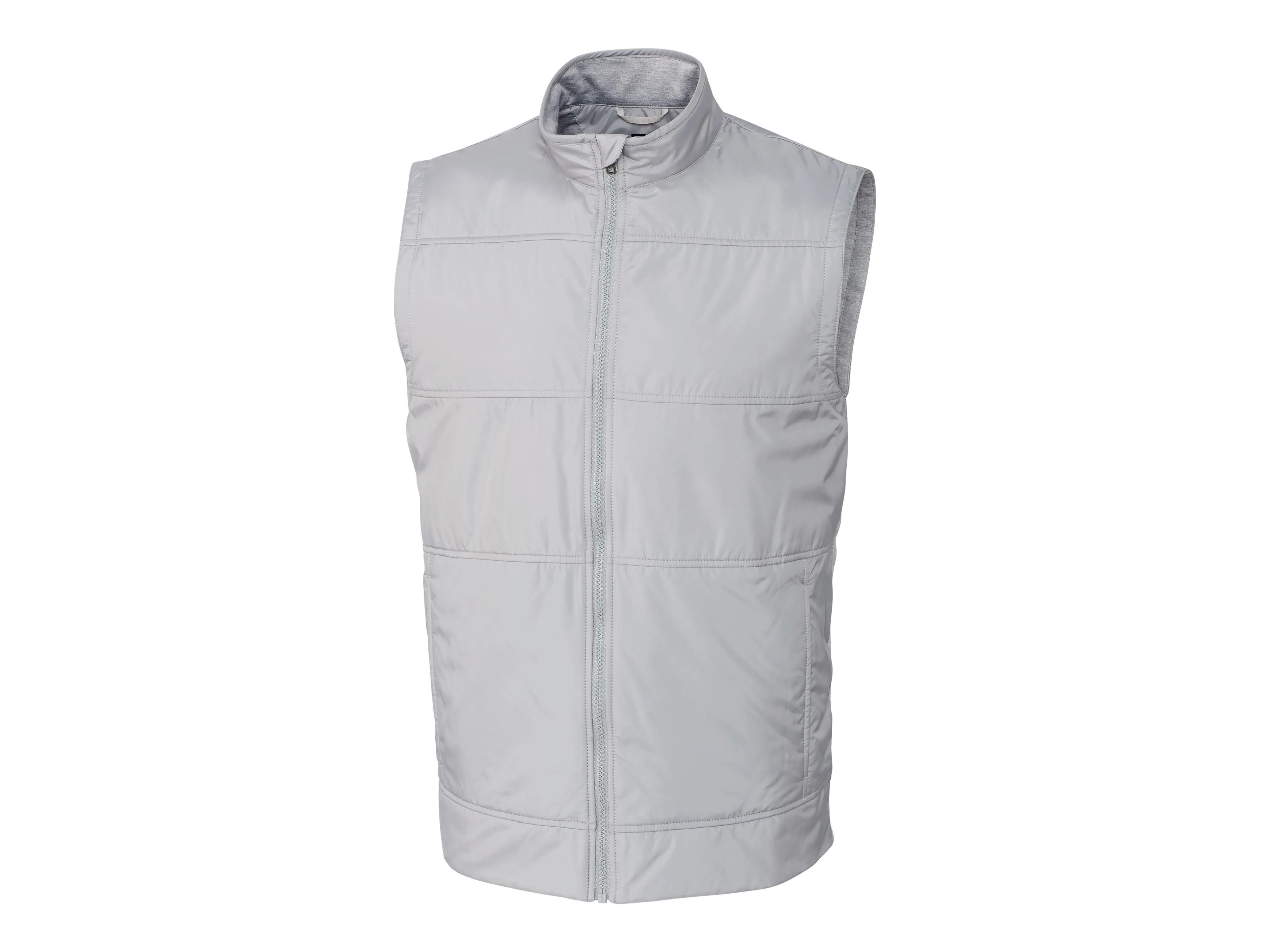 Cutter & Buck Stealth Hybrid Quilted Mens Big and Tall Windbreaker Vest