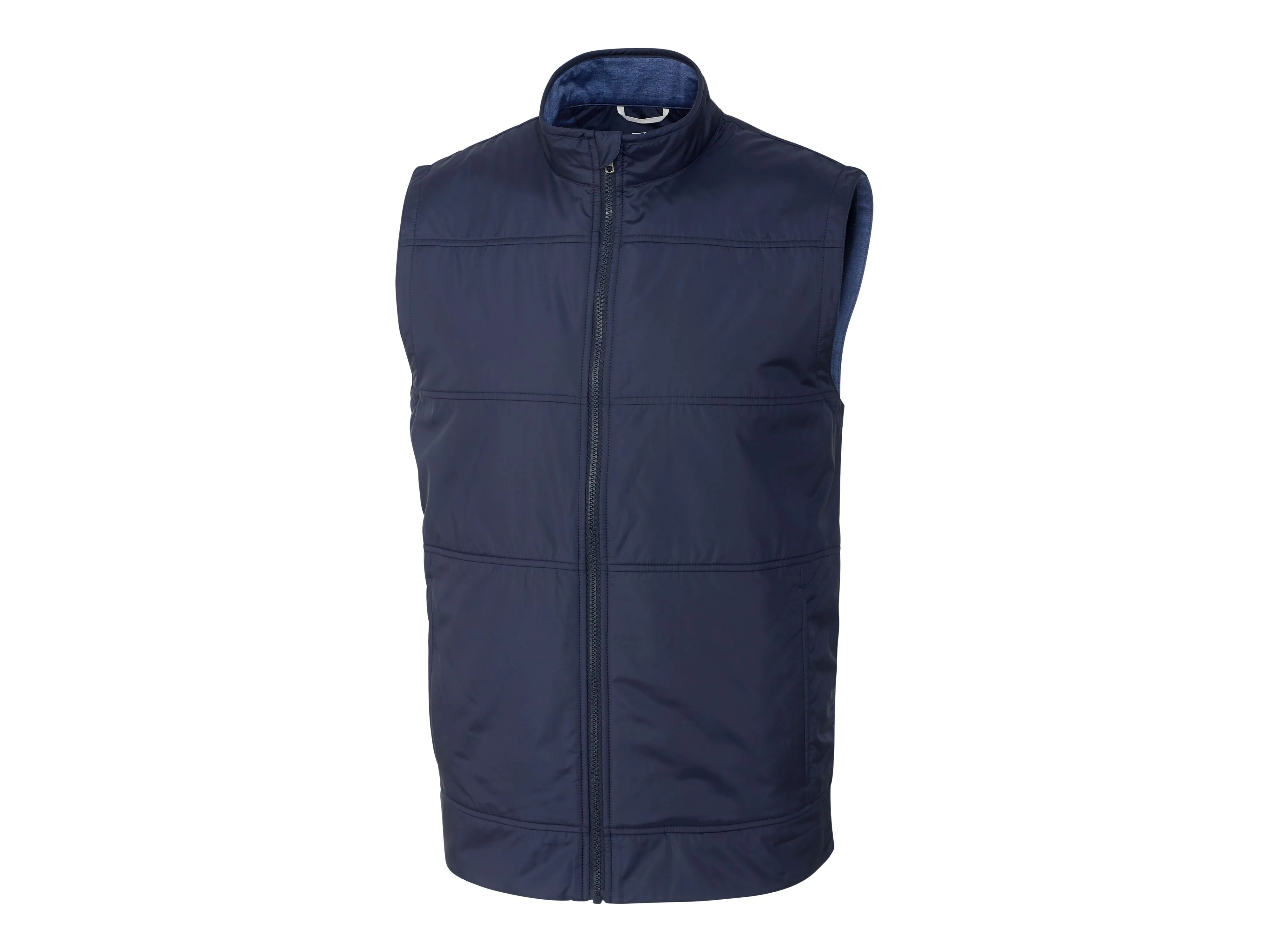 Cutter & Buck Stealth Hybrid Quilted Mens Big and Tall Windbreaker Vest