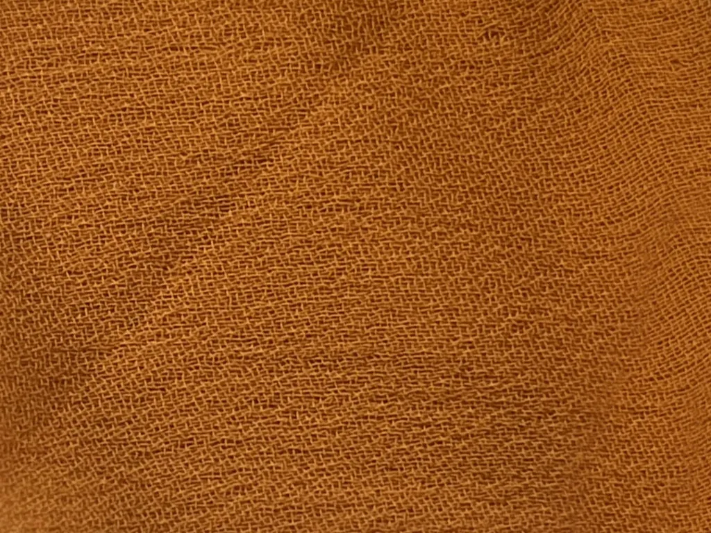 Dark Mustard Plain 60 Grams Georgette Fabric (Wholesale)