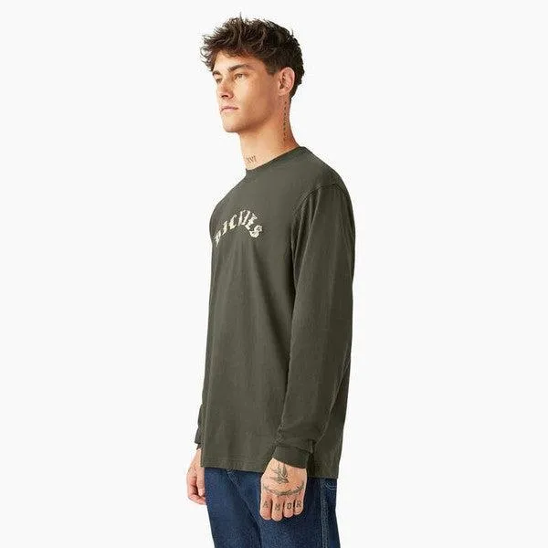 Dickies Skateboarding x Spitfire Wheels Long Sleeve T-Shirt Olive Green