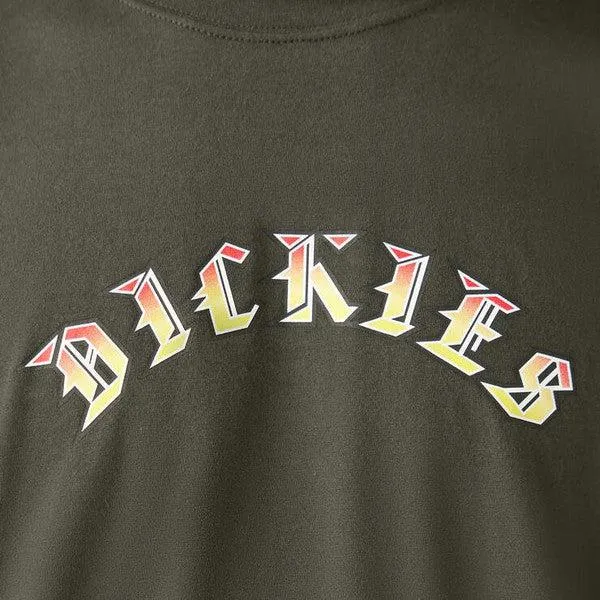 Dickies Skateboarding x Spitfire Wheels Long Sleeve T-Shirt Olive Green