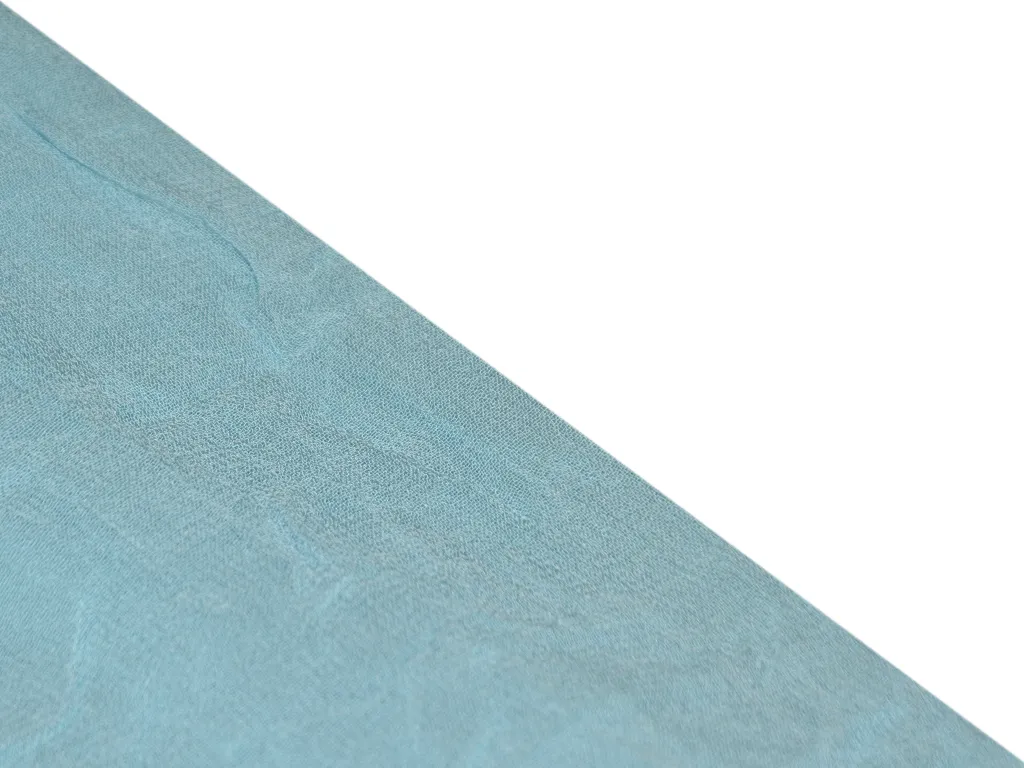 Electric Blue Plain Georgette Fabric (Wholesale)