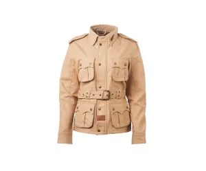 Fuel Motorcycles Safari Ladies Jacket - Sand