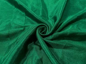 Green Plain Chinon Chiffon Fabric