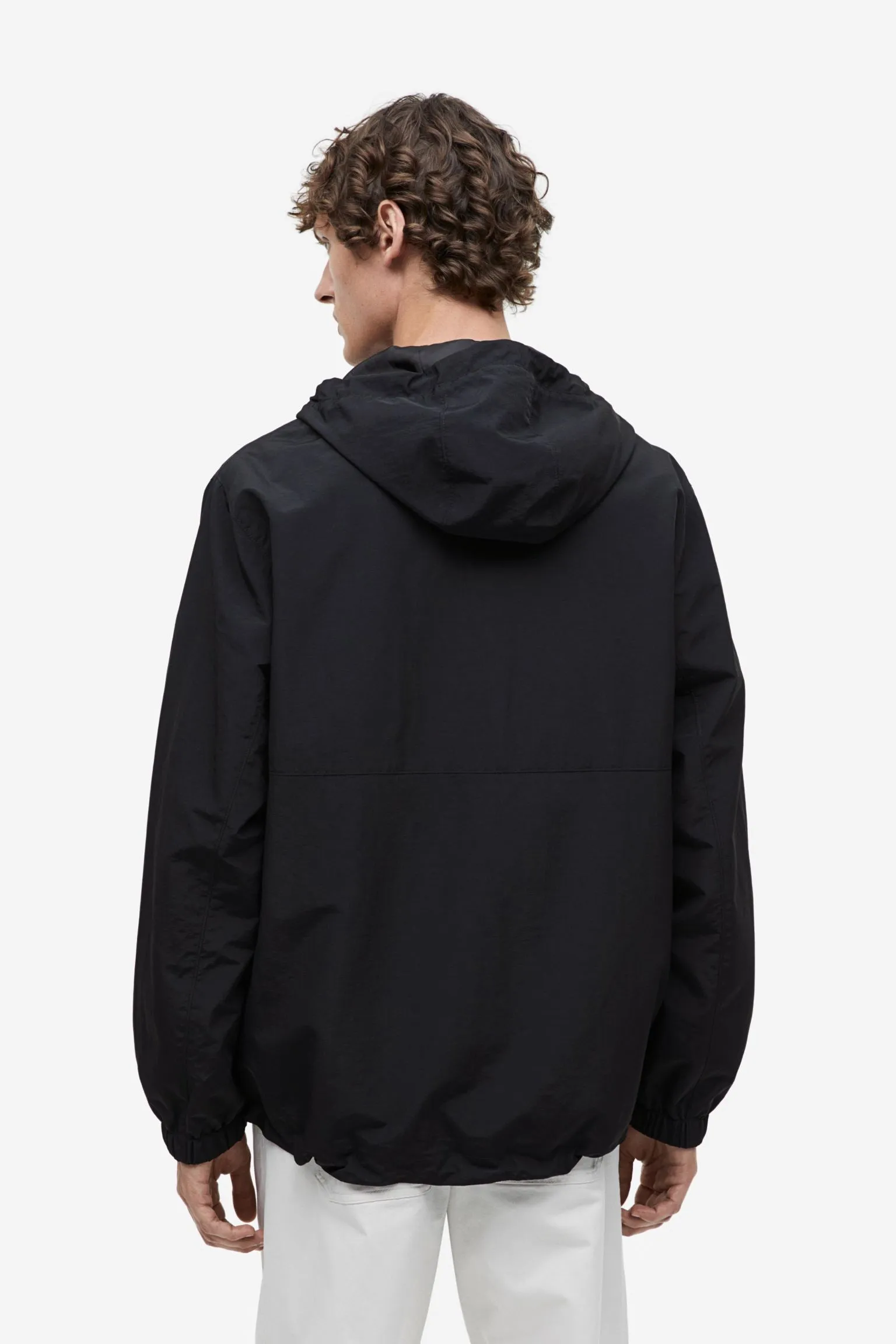 H&M Regular Fit Windbreaker, black