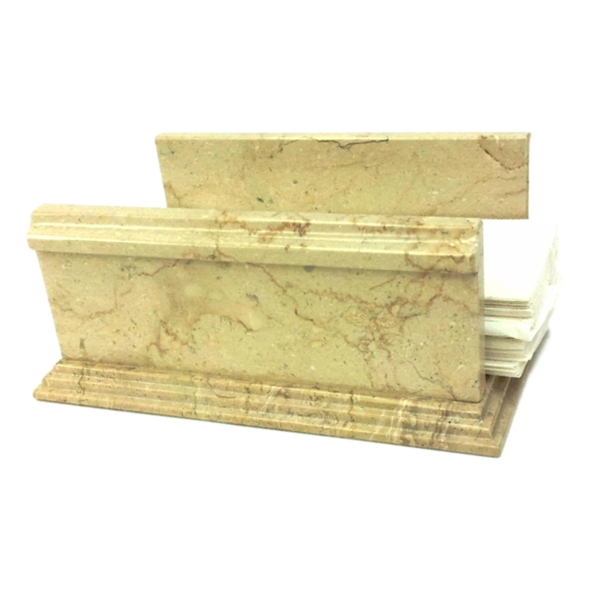 Hand Towel Holder of Sahara Beige Marble