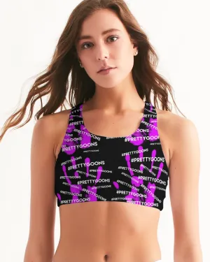 HIGH-FIVE-PURPLE Women's Seamless Sports Bra