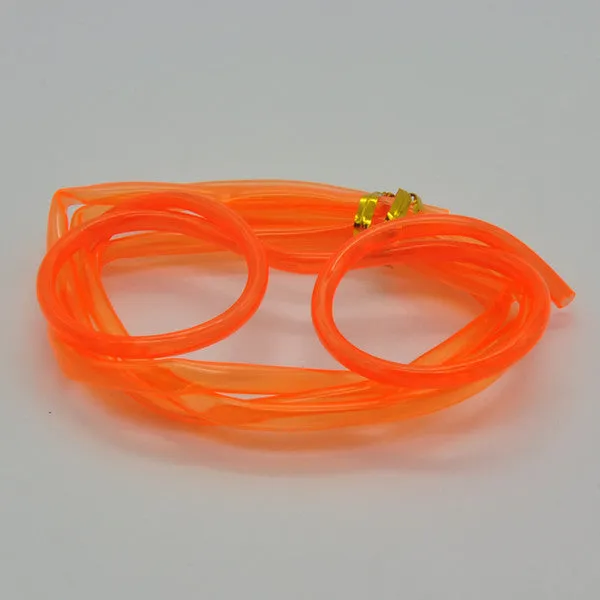 Hot! Funny  Soft Plastic Straw Glasses Unique Flexible Drinking Tube Kids Party Bar Accessories