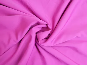 Hot Pink Plain Crepe Satin Fabric (Wholesale)