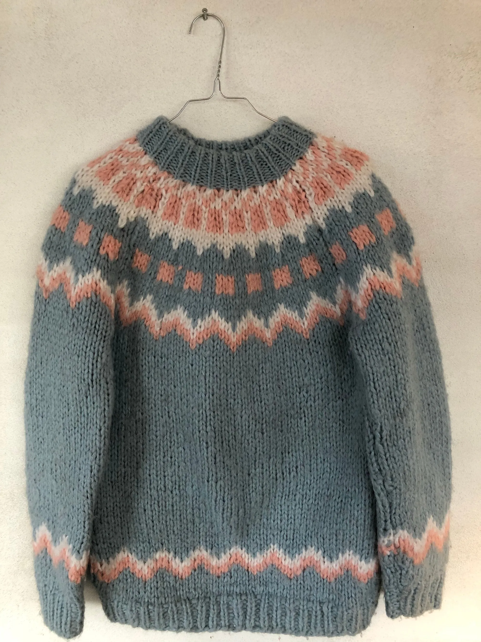 Ice Blue Wool Sweater