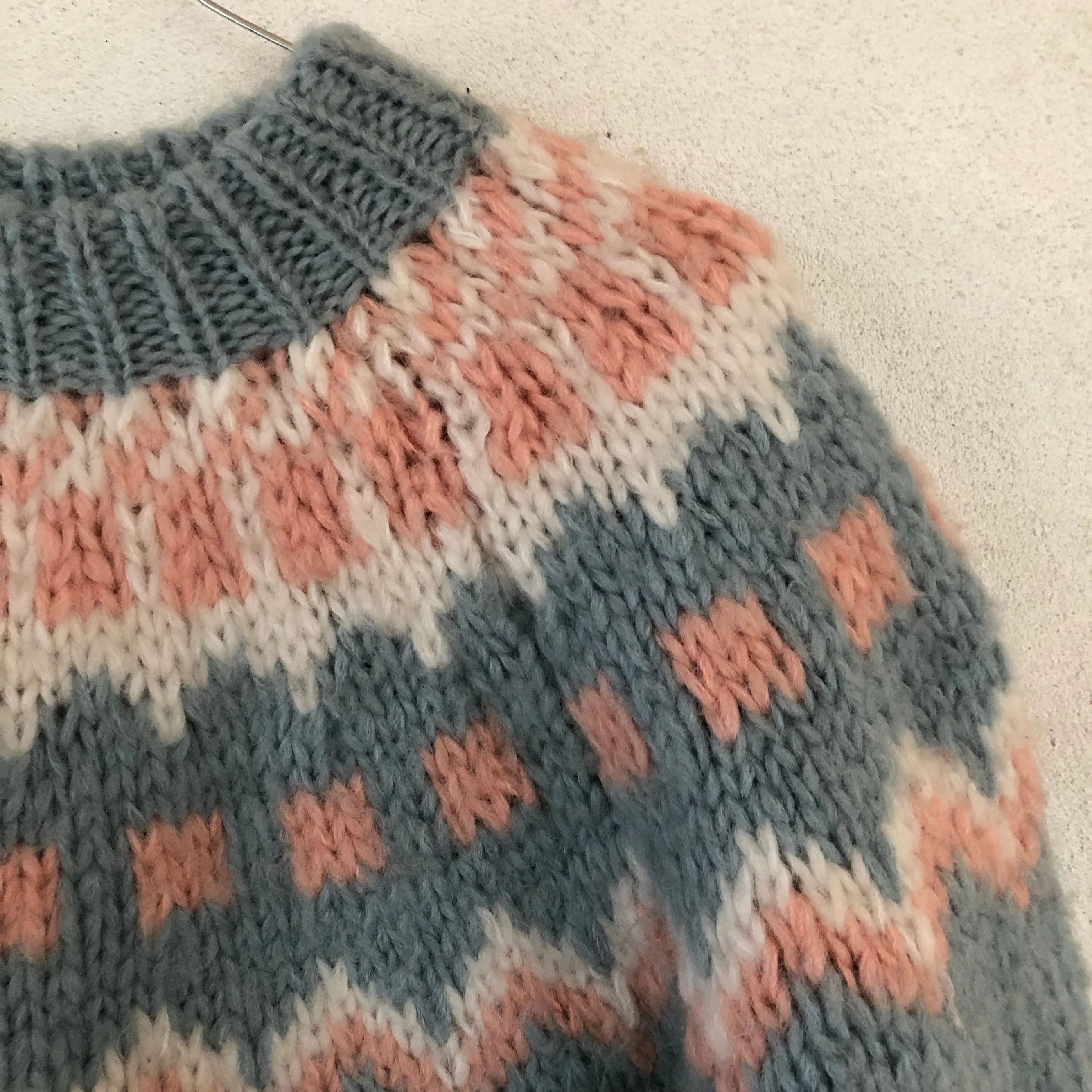 Ice Blue Wool Sweater