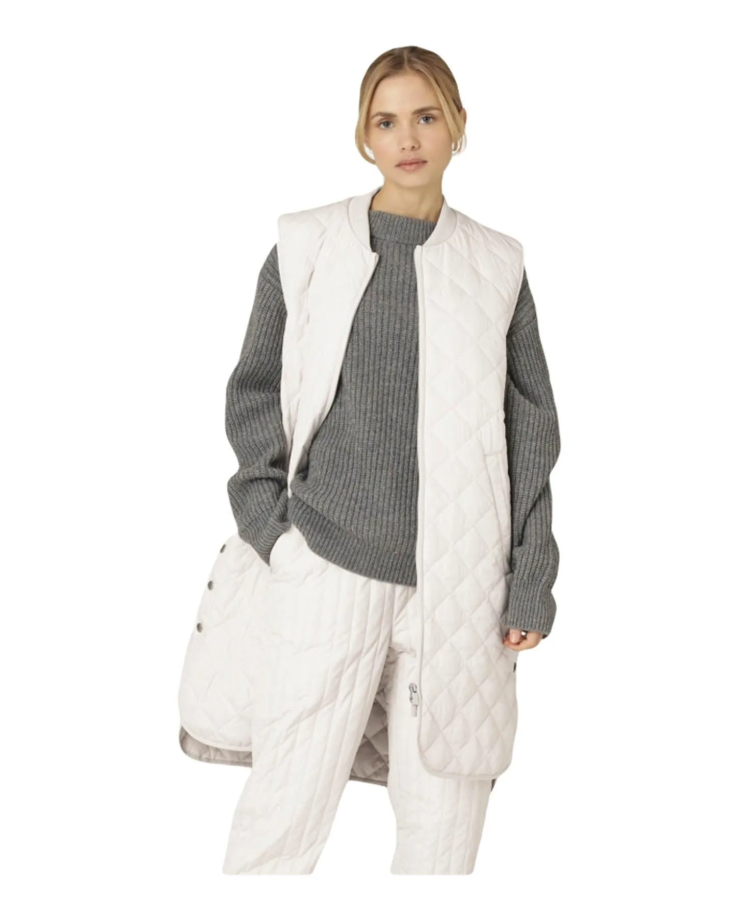 Ilse Jacobsen Quilted Long Vest