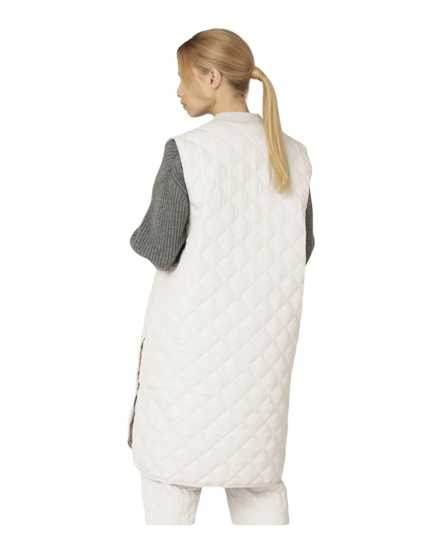 Ilse Jacobsen Quilted Long Vest