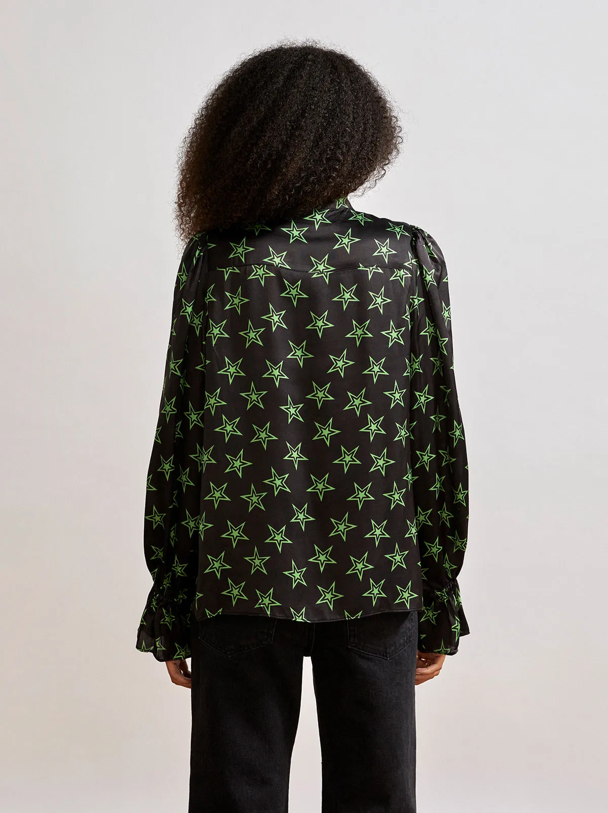 Jemma Retro Star Print Top