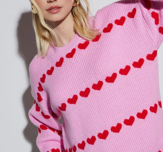 Knitwear Women Autumn Winter Women Knitwear Heart Trendy Pullover Sweater Women