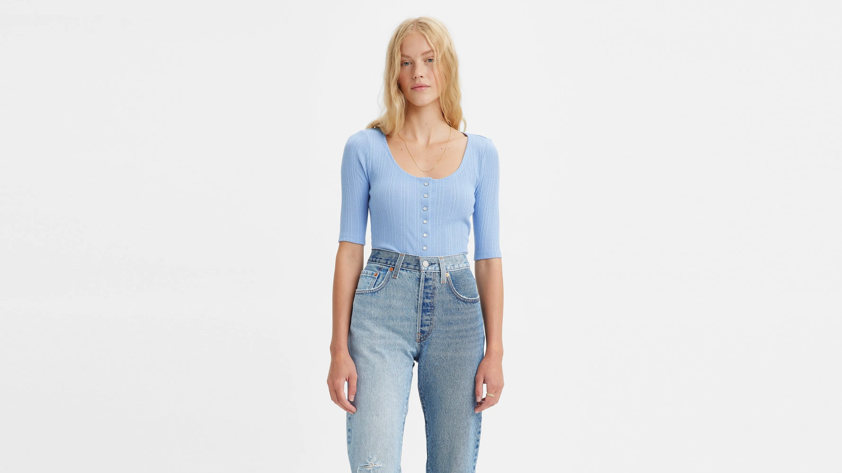 Levi's® Women's Dry Goods Pointelle Top