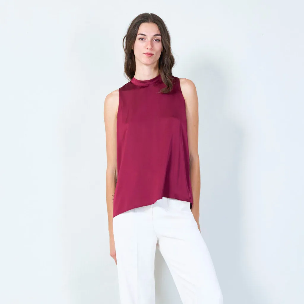 Minimalist sleeveless top wholesale