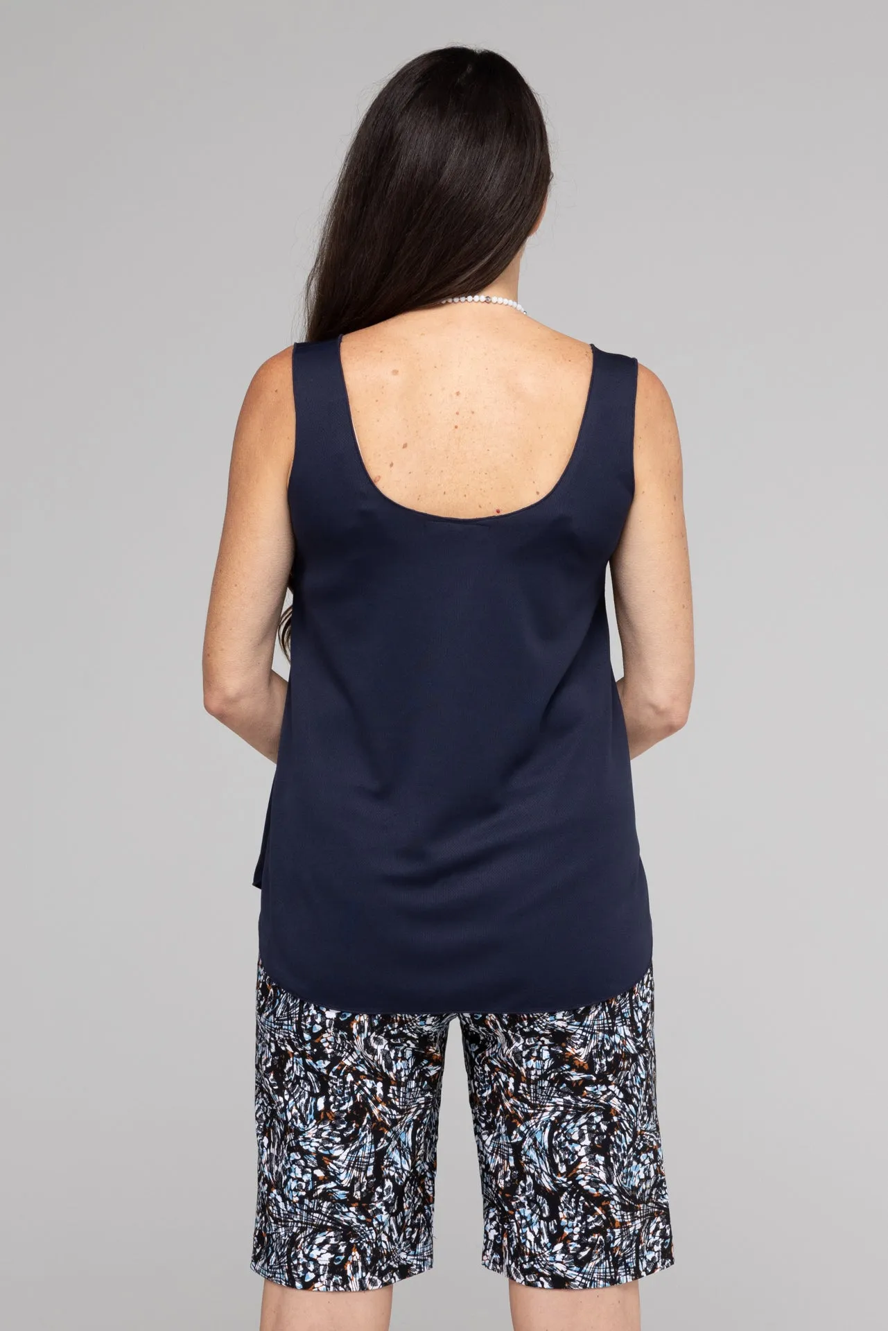 Navy Activewear Singlet Top