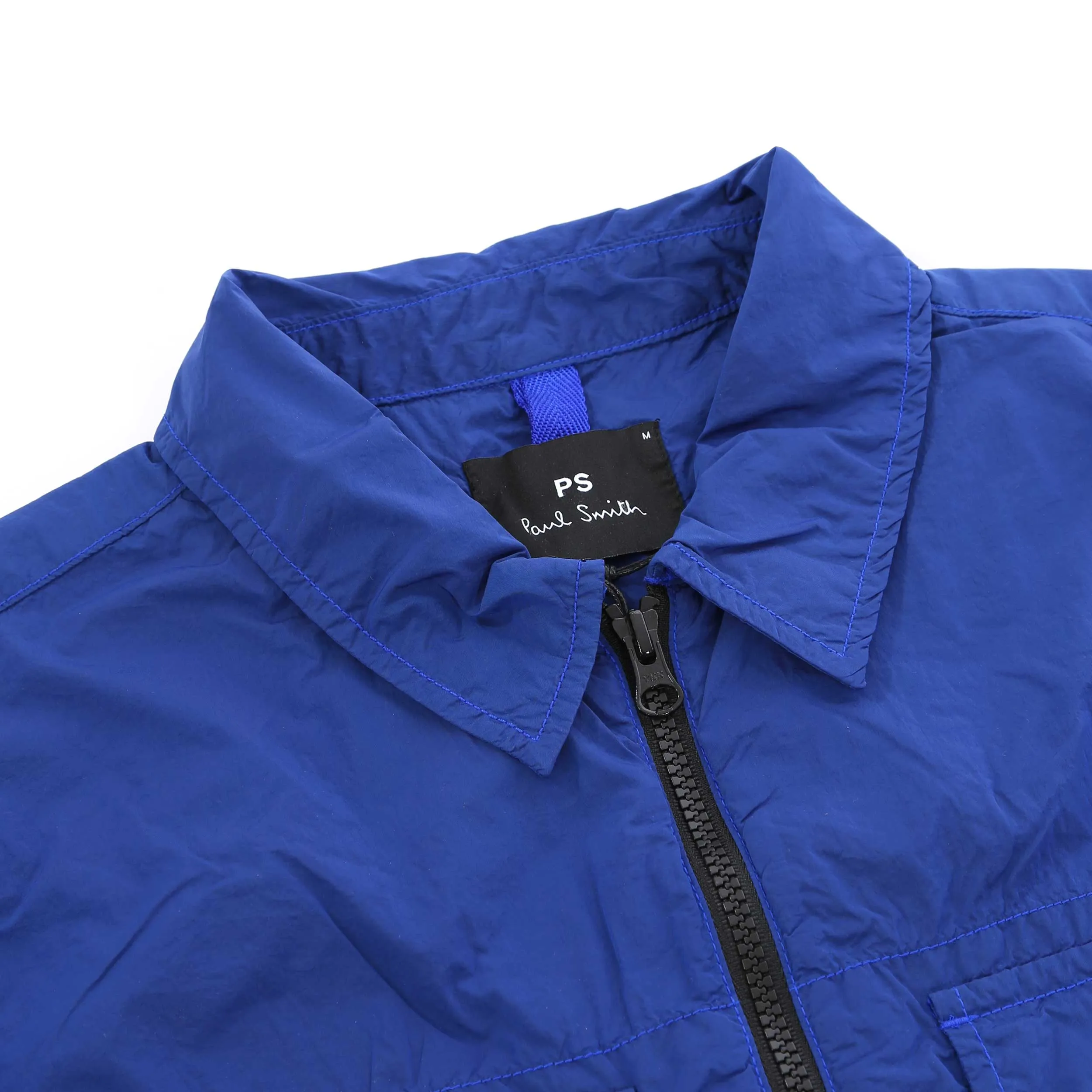 Paul Smith Zipped Front Jacket in Cobalt Blue