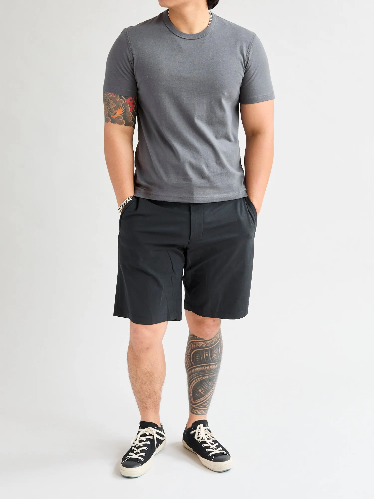 Ringspun Jersey T-Shirt in Carbon