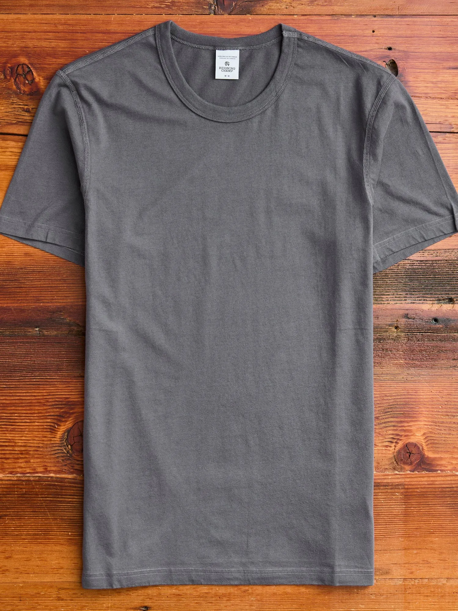 Ringspun Jersey T-Shirt in Carbon