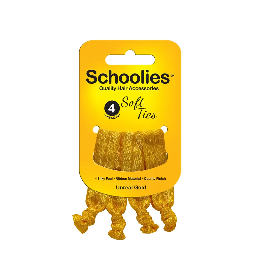 Schoolies Soft Ties 4pc - Unreal Gold