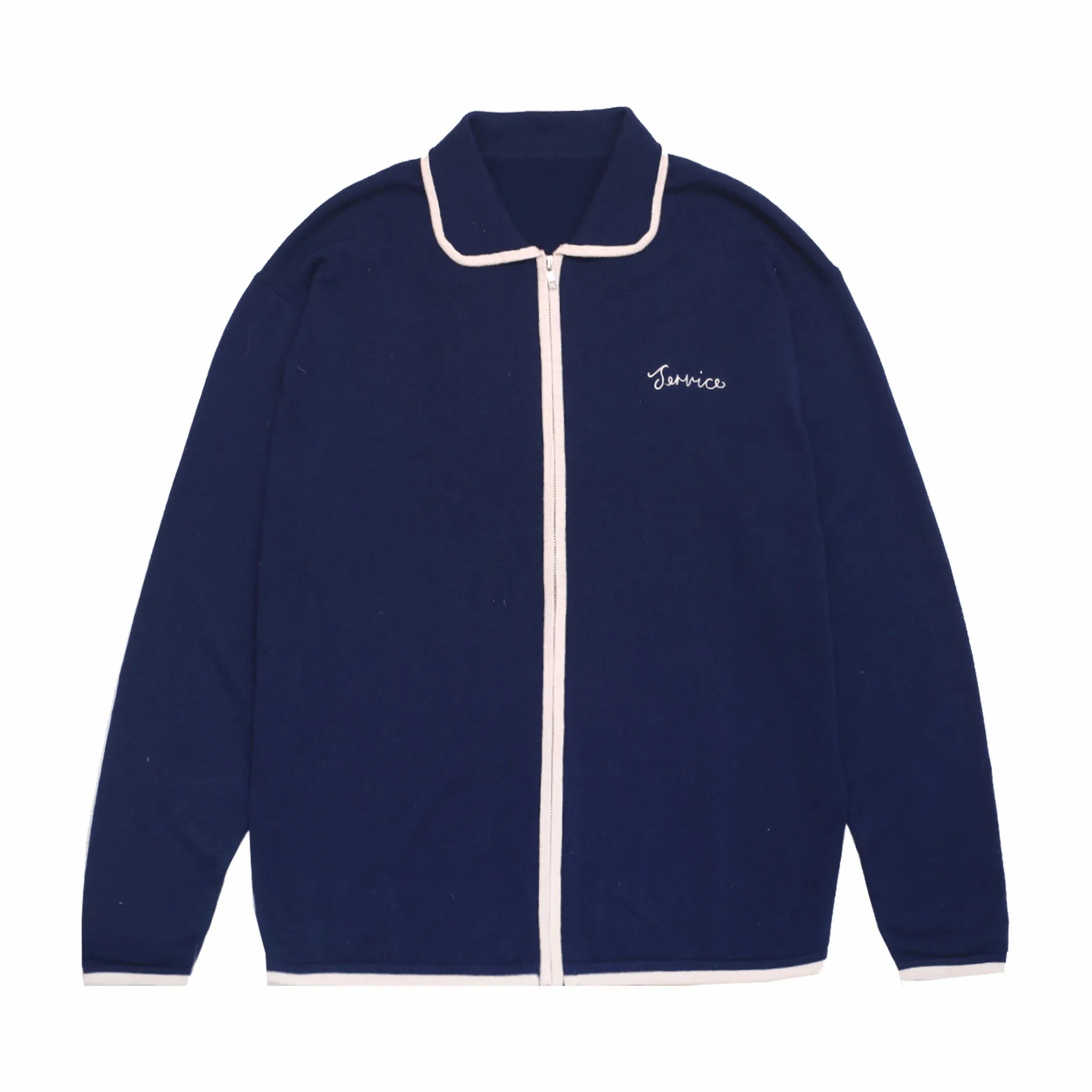 Service Works L/S Knitted Script Shirt (Navy)