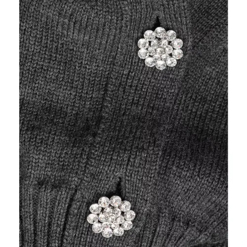 Tanda V-Neck Cardigan with Jewel Buttons