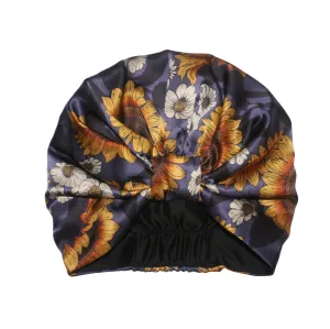 The Sunflower Garden Silk Turban