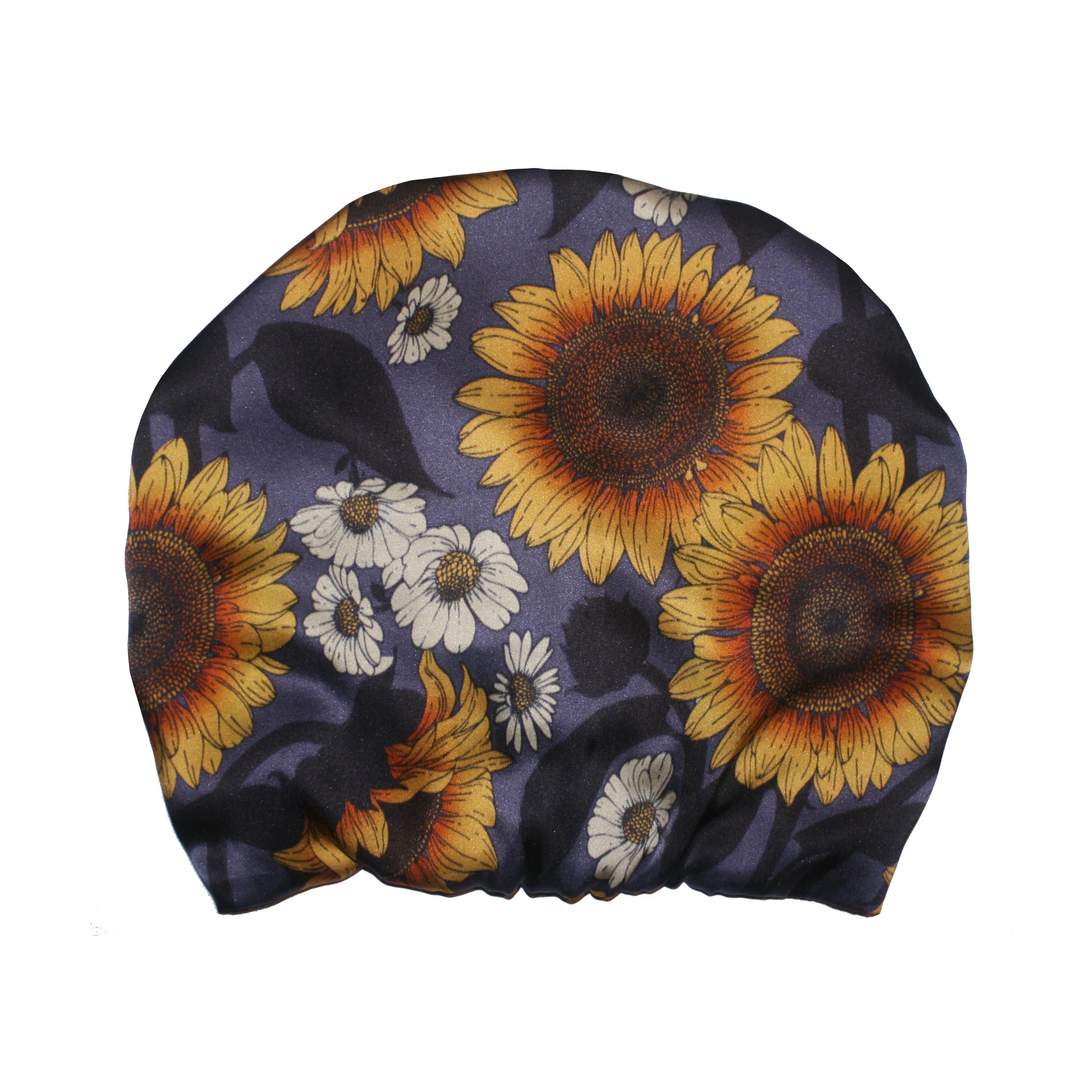 The Sunflower Garden Silk Turban