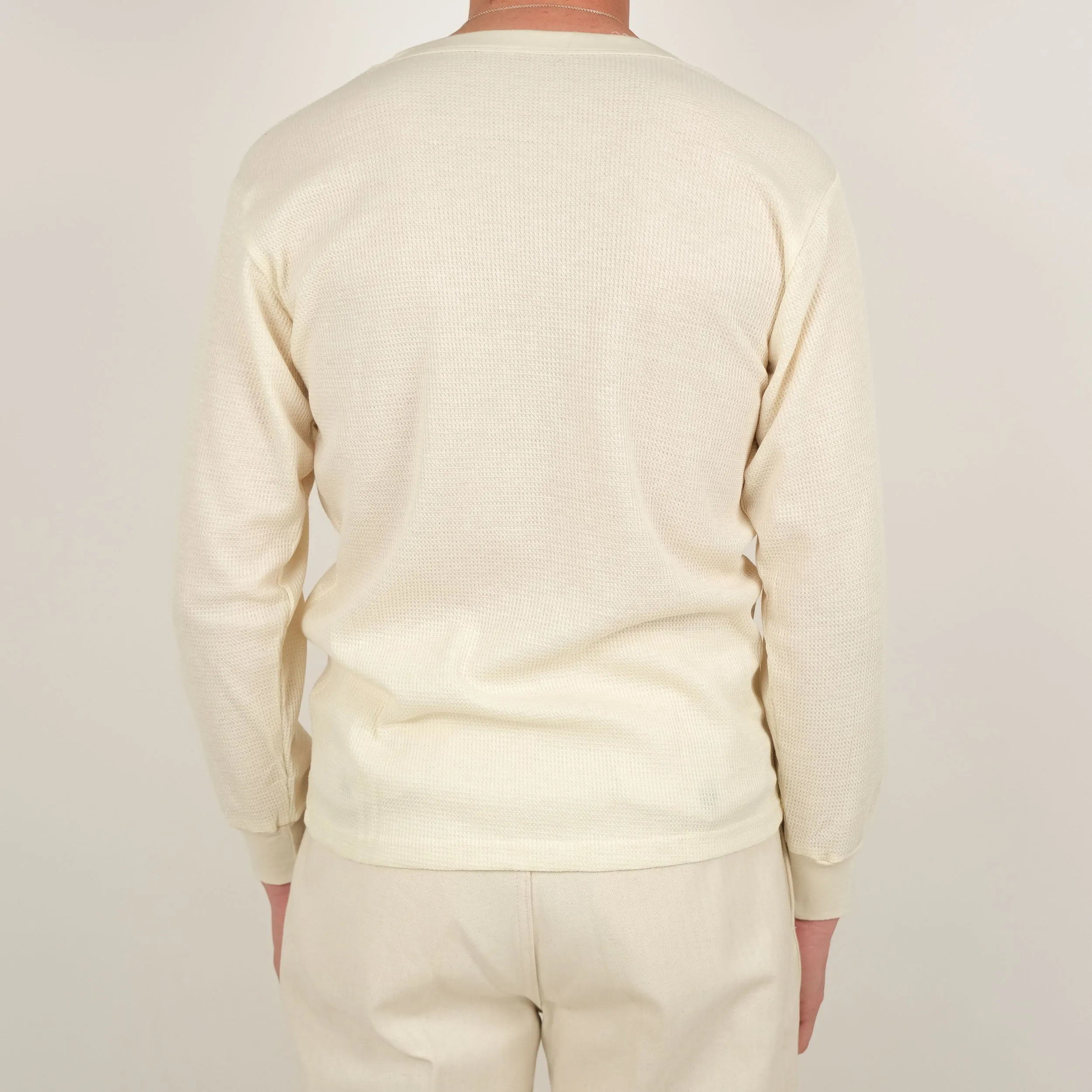 THERMAL WAFFLE KNIT TEE